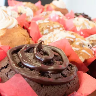 chocolate cupcakes and muffins