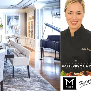 Gastronomy and Piano Experience
 Contact Chef Marie
 www.mchef.com/services