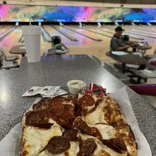Their cheese bread with pepperoni $12 11/2023