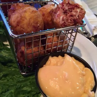 Reuben Bites. Great concept for the state fair, but really doesn&apos;t work unfortunately. 5