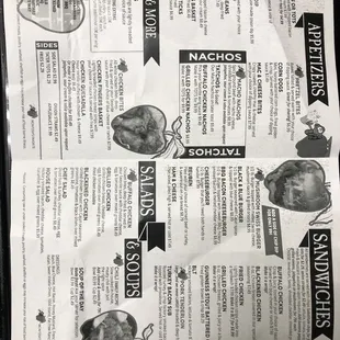 CURRENT MENU (as of 3/31/19)