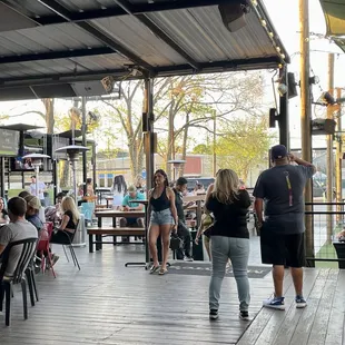 Nice covered, open air seating