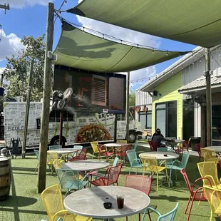 Outdoor seating area