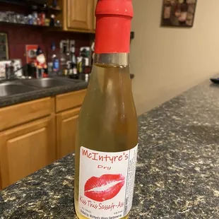 a bottle of wine