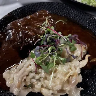 Short Rib and Mushroom Risotto