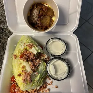 March 2024: Wedge Salad with Tri-tip add: $19.50