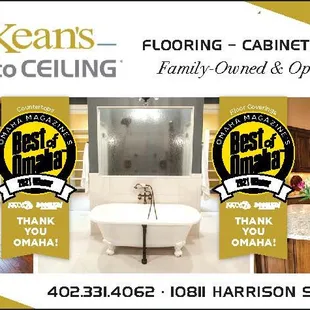 Thank you Omaha for voting us Best of Omaha for another year!