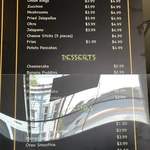 Side Order Menu