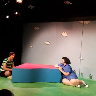 Lucy sings to Schroder in You're A Good Man, Charlie Brown (September 2019)
