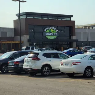 cars parked in a parking lot