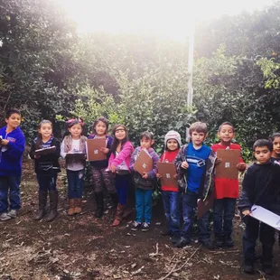Learning is more fun when you can be inside an orange grove!