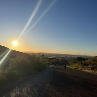 During the AM running down