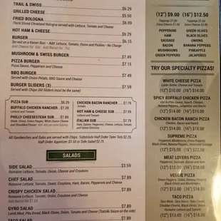 New Menu