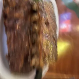 Baby Back Ribs - sorry for the blurry photo