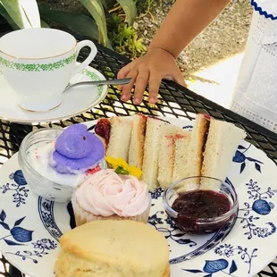 Prince &amp; Princess Tea? Not sure that&apos;s the name on the menu. It&apos;s the kids tea with peanut butter &amp; jelly sandwich.