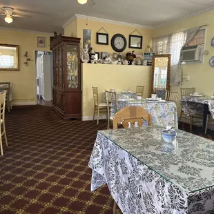 Inside dining area
