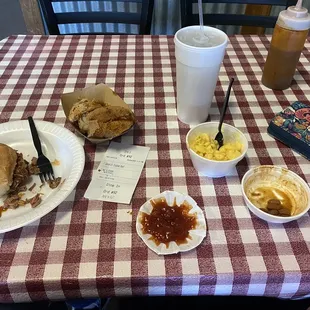 Here's my in the middle of eating pic since I forgot the before!