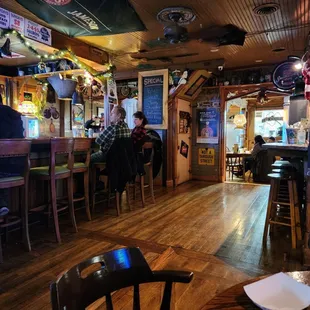 people sitting at the bar