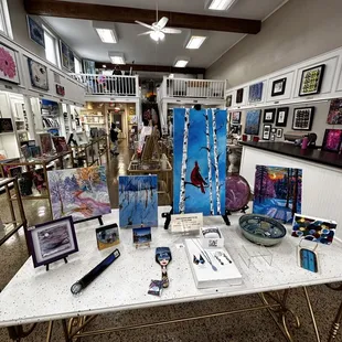 Inside of Mckinney Art Gallery!