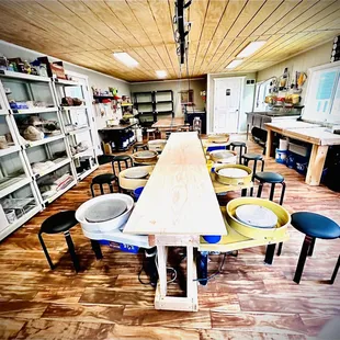 Pottery Studio for Students and Members
