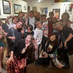 Halloween Slasher Camp with Ms Wendolin Mercado at Hands on Art class