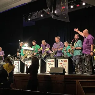 Texins Jazz Band - all engineers from Texas Instruments who are also talented musicians.