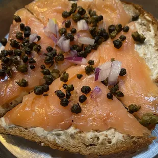 Salmon toast