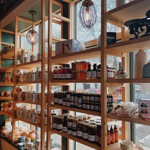 a display of products