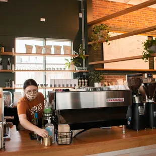 a bari at the counter