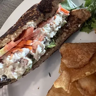 Chicken salad sandwich