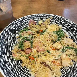 Lemon pepper quinoa bowl