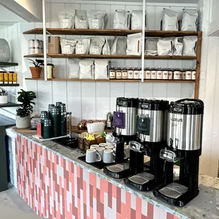 Coffee Area featuring Sway Coffee Roasters