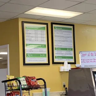 Menu w/prices. Sorry so small.