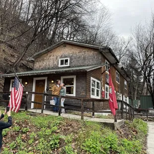 Outside of the distillery