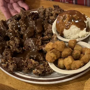 a plate of food