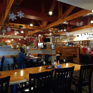 interior with view of tables and booths