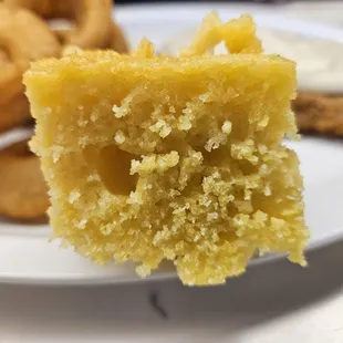 Look at that moist cornbread!