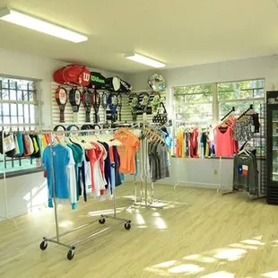 Our remodeled pro shop. Looking much better