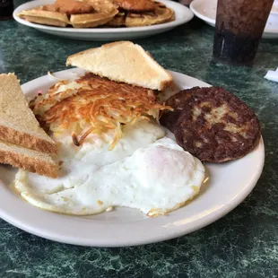 $5.50 breakfast special. Oh so good.