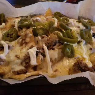 Nachos with beef