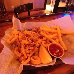 We bread our own Calamari!