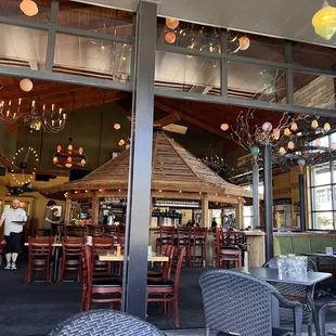 Patio view looking inside.