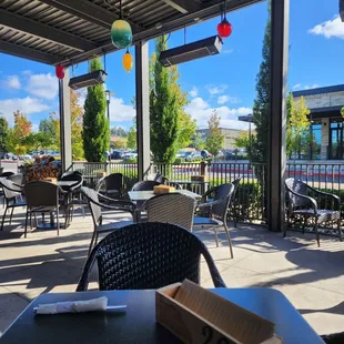 Beautiful day outside on the patio!