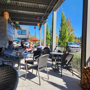 Beautiful day on the patio!