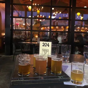 Flight of great beer