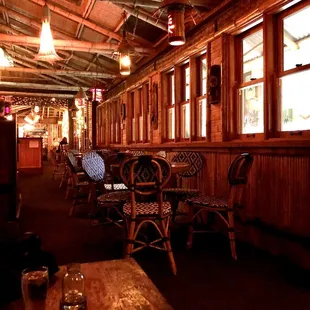 the interior of a restaurant