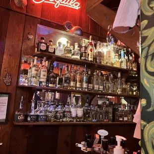 Looks like a pretty good tequila selection here. And a couple mezcals too!
