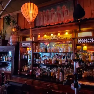 the bar
