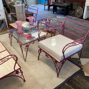 Rod iron patio furniture