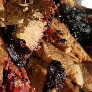 BBQ brisket Fresh Off The Pit